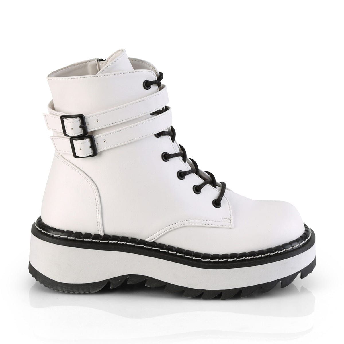 LILITH-152 White Vegan Leather