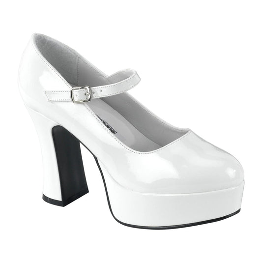 Mary Jane-50 White Patent