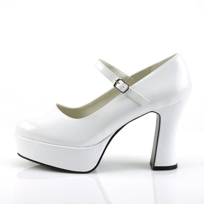 Mary Jane-50 White Patent