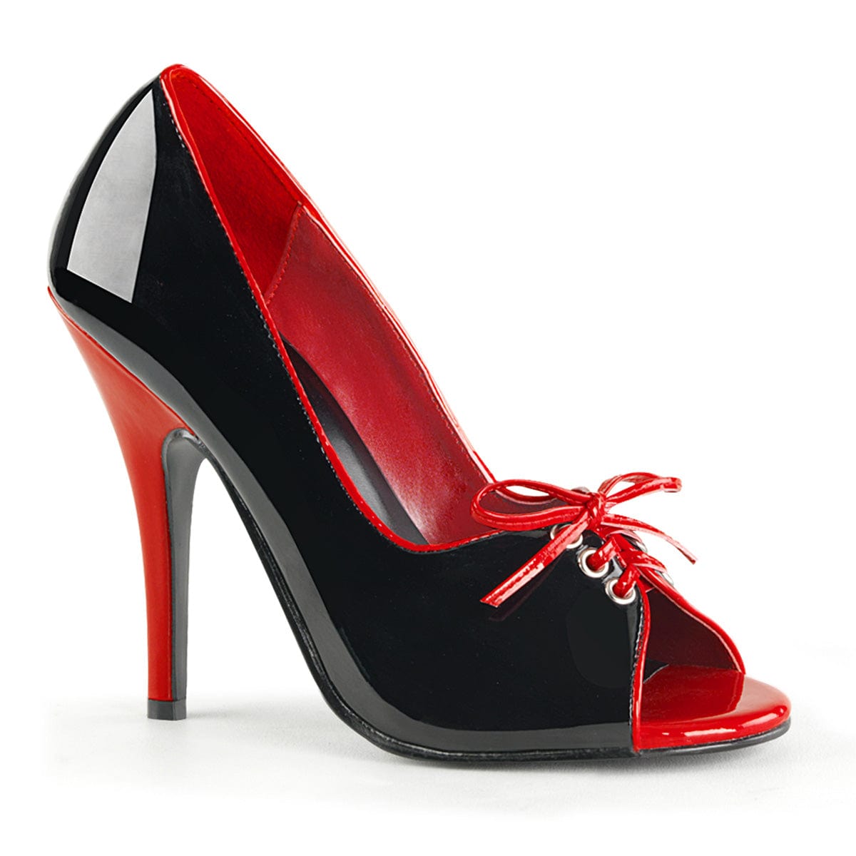 SEDUCE-216 Black-Red Patent Pump Pleaser US Size (Women's): 5