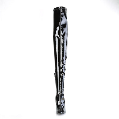 SEDUCE-4000SLT Black Stretch Patent Pleaser US Size (Women's): 5