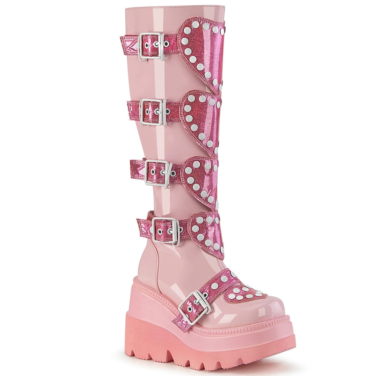 SHAKER-210 Baby Pink Patent Demonia US Size (Women's): 6