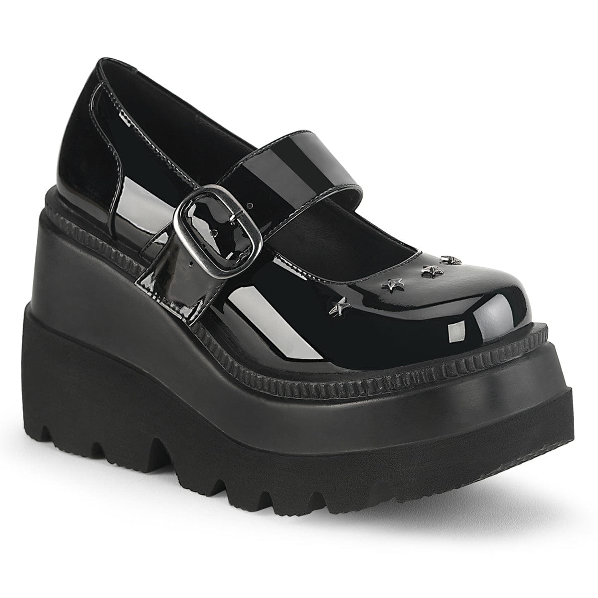 SHAKER-23 Black Patent Demonia US Size (Women's): 6