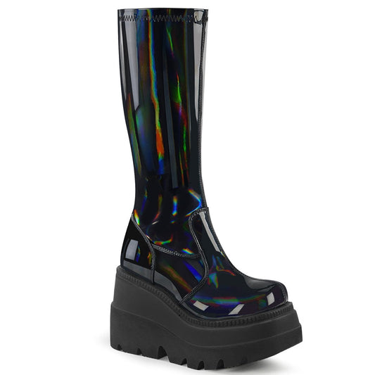 SHAKER-65 Stretch Black Patent Hologram