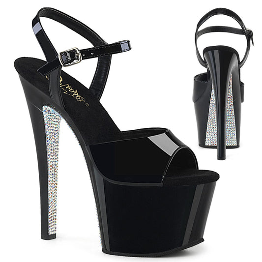 SKY-309CRS Black/Black-Silver AB Rhinestones