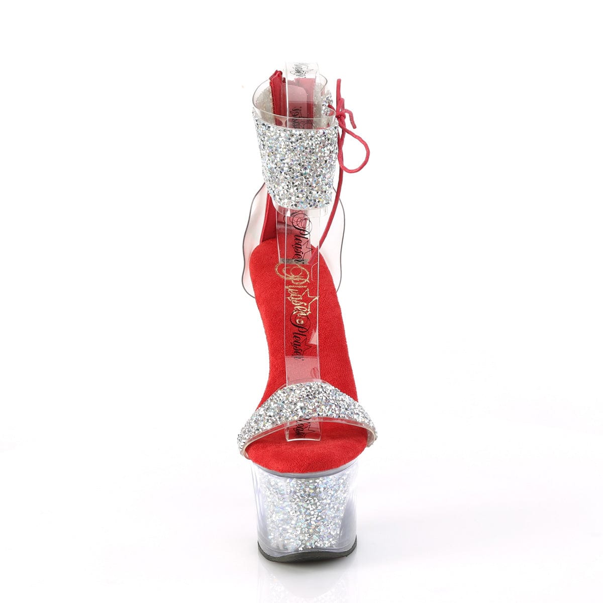 SKY-327RSI Silver Multi Rhinestones-Red/Silver Rhinestones