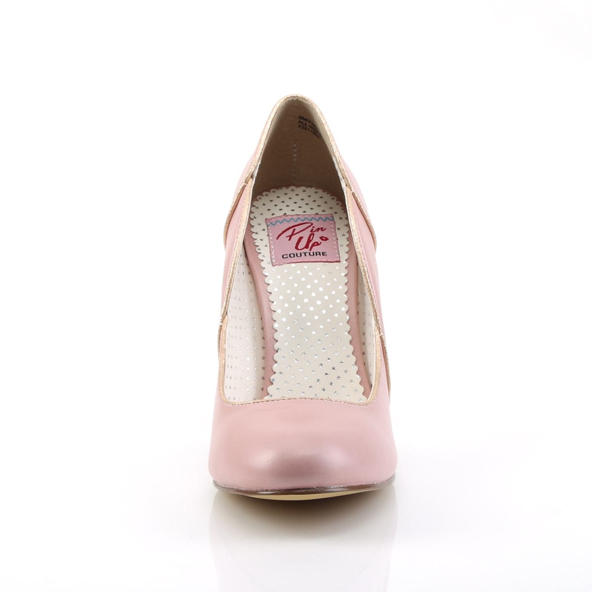 SMITTEN-04 Baby Pink Faux Leather