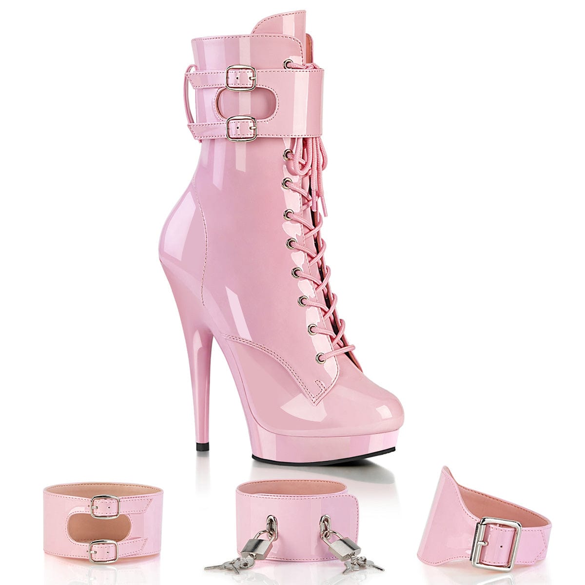 SULTRY-1023 Baby Pink Patent/Baby Pink PREORDER Fabulicious US Size (Women's): 5