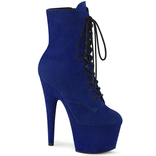 ADORE-1020FS Royal Blue Faux Suede/Royal Blue Ankle Boot Pleaser US Size (Women's): 5