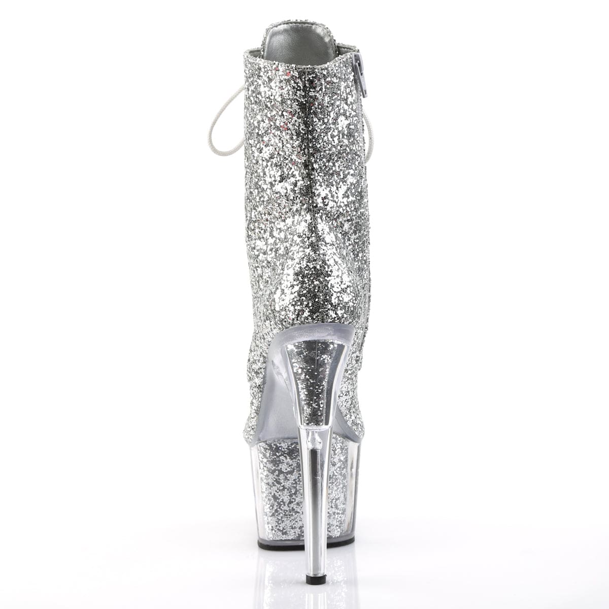 ADORE-1020G Silver Glitter/Silver Glitter Ankle Boot Pleaser US Size (Women's): 5