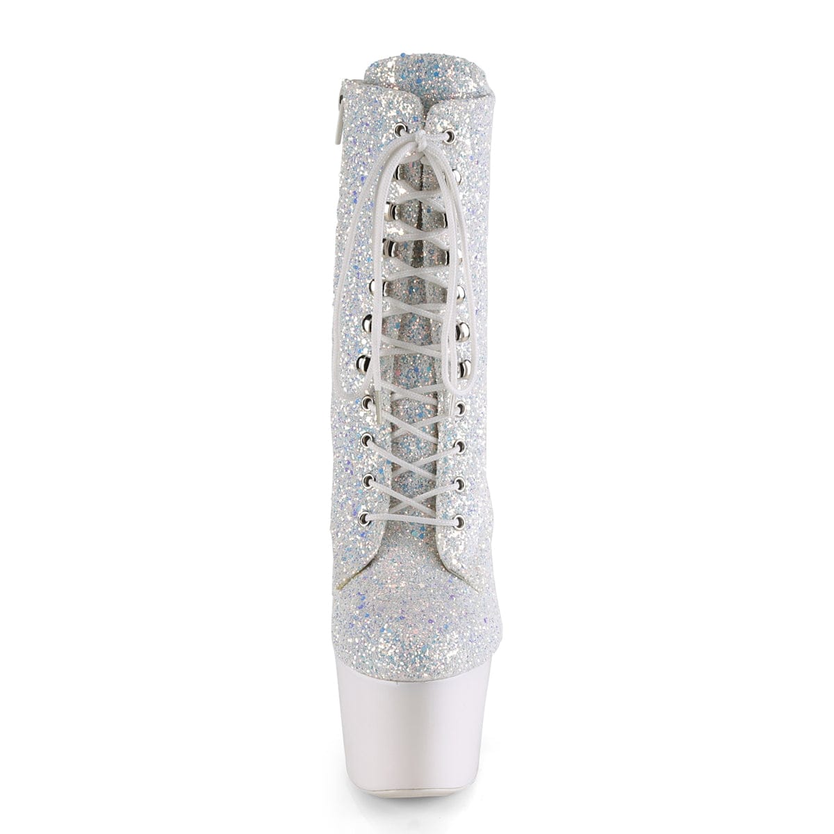 ADORE-1020LG Neon White Multi Glitter/Neon White Ankle Boot Pleaser US Size (Women's): 5