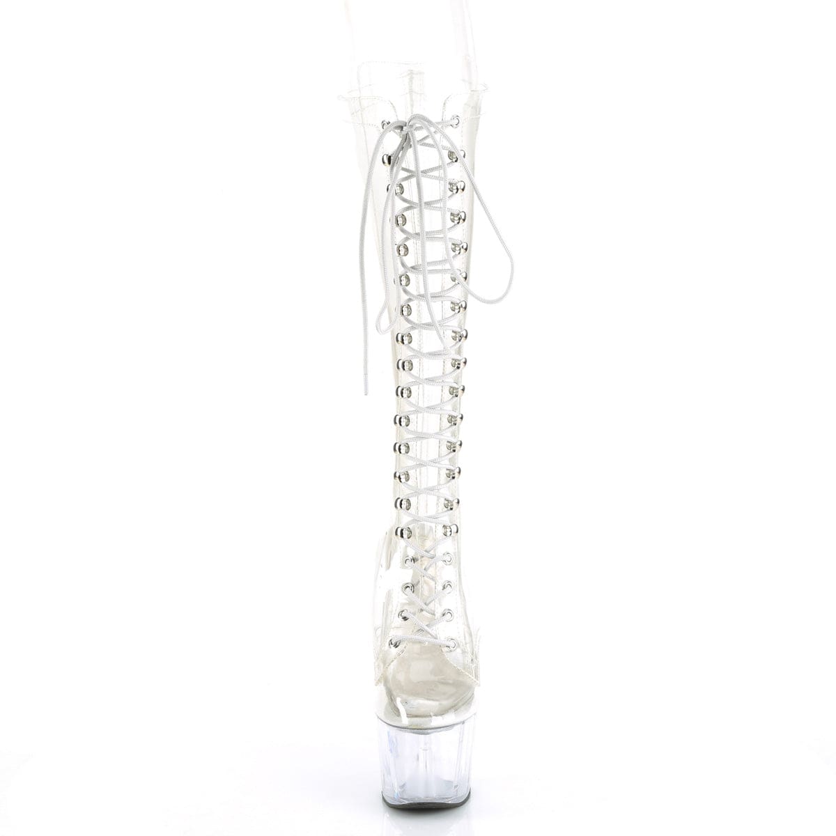 ADORE-2020C Clear/Clear Knee Boot Pleaser US Size (Women's): 5