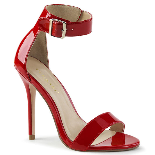 AMUSE-10 Red Patent Sandal Pleaser US Size (Women's): 5