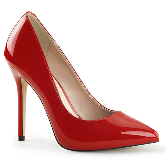 AMUSE-20 Red Patent Pump Pleaser US Size (Women's): 5