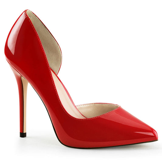 AMUSE-22 Red Patent Pump Pleaser US Size (Women's): 5