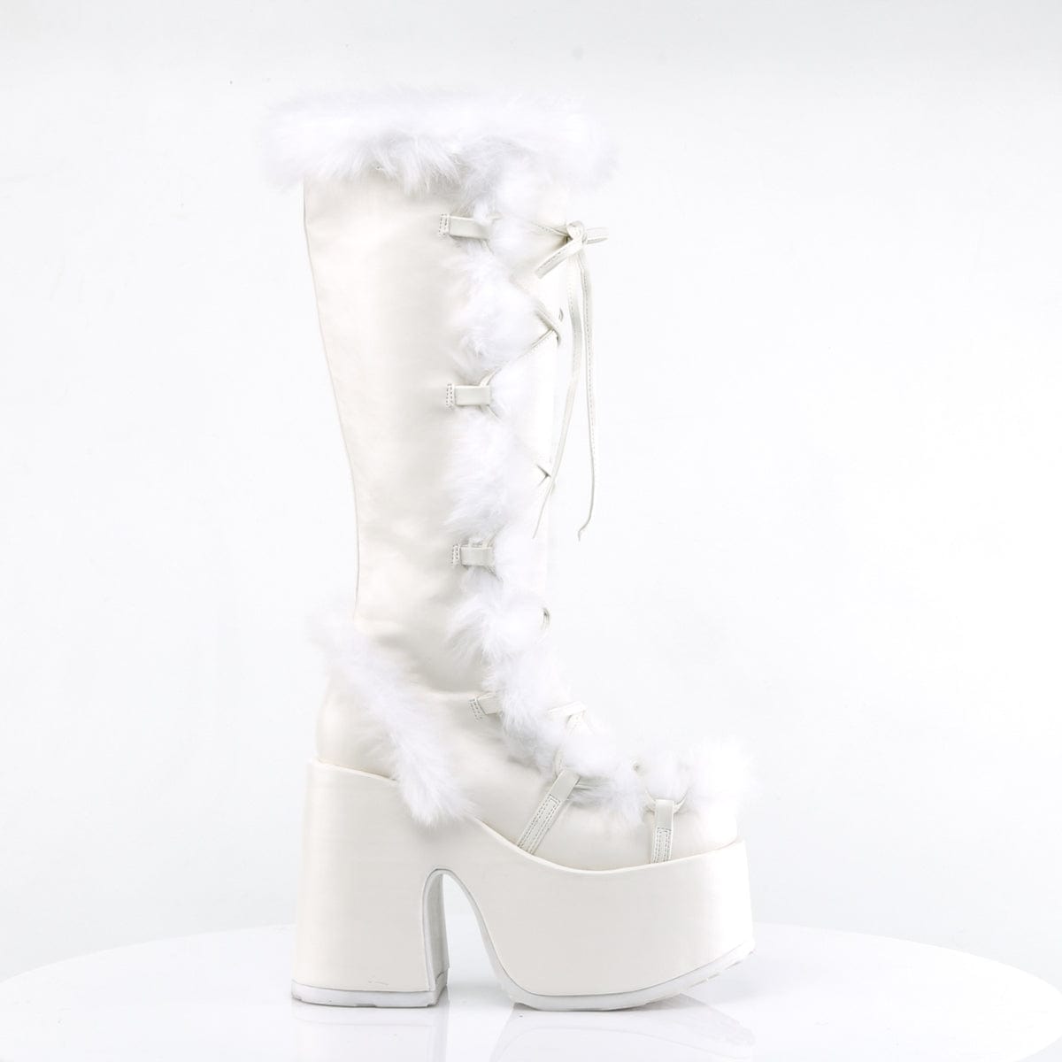 Demonia shop white boots