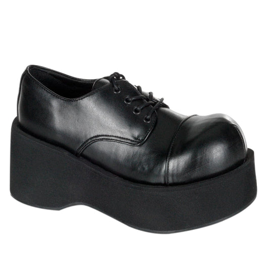 DANK-101 Black Vegan Leather Shoe Demonia US Size (Women's): 5