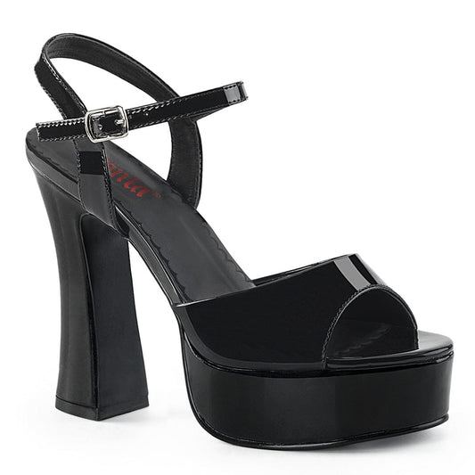 DOLLY-09 Black Patent Sandal Demonia US Size (Women's): 5