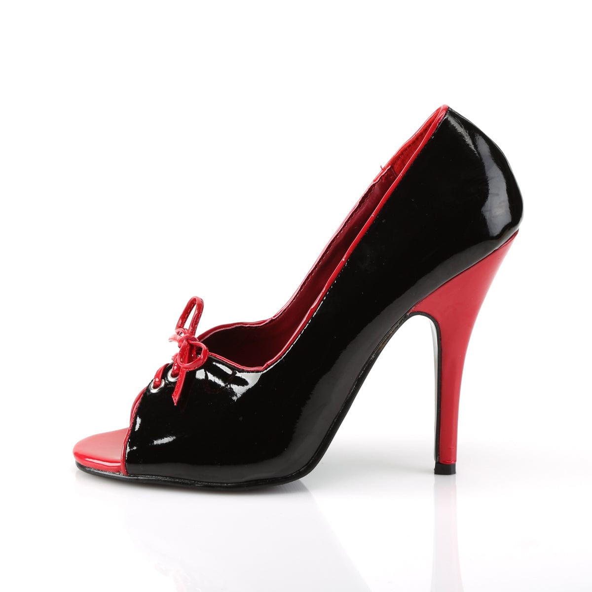 SEDUCE-216 Black-Red Patent Pump Pleaser US Size (Women's): 5