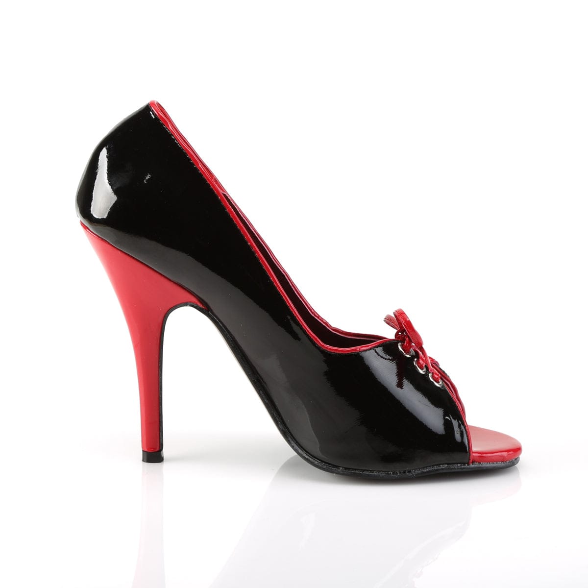 SEDUCE-216 Black-Red Patent Pump Pleaser US Size (Women's): 5