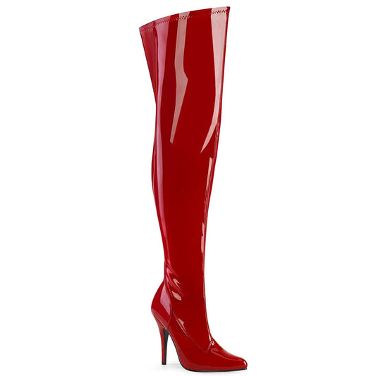 SEDUCE-3000WC Red Stretch Patent CURRENT Pleaser Pink Label US Size (Women's): 6