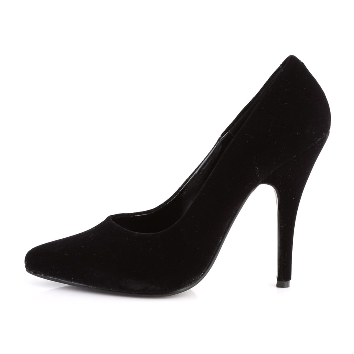 SEDUCE-420 Black Velvet Pump Pleaser US Size (Women's): 5