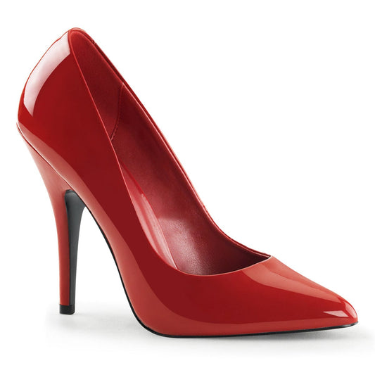 SEDUCE-420 Red Patent Pump Pleaser US Size (Women's): 5