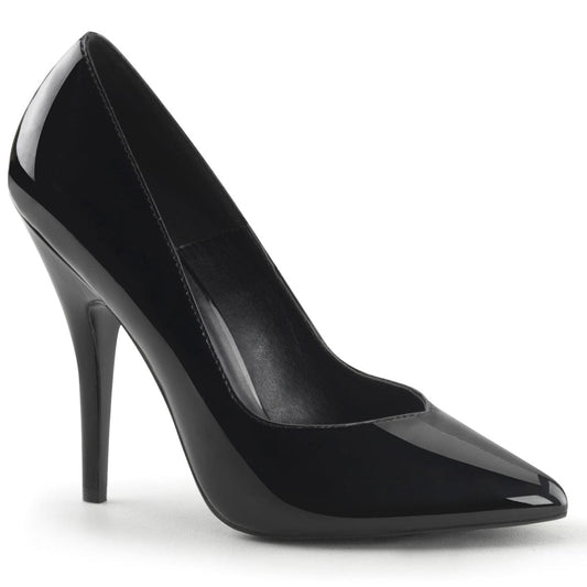 SEDUCE-420V Black Patent Pump Pleaser US Size (Women's): 5