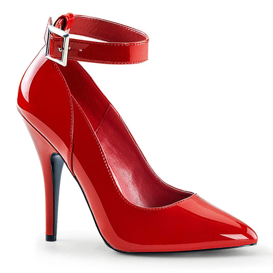 SEDUCE-431 Red Patent Pump Pleaser US Size (Women's): 5