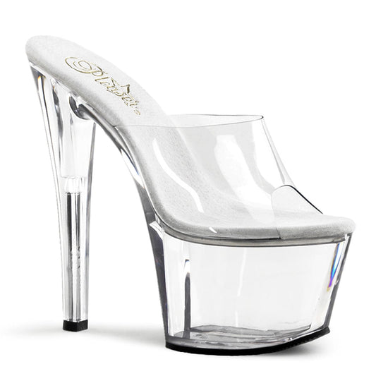 SKY-301 Clear/Clear Platform Sandal Pleaser US Size (Women's): 5