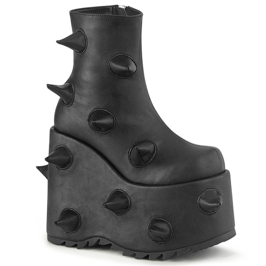 SLAY-77 Black Vegan Leather Ankle Boot Demonia US Size (Women's): 6