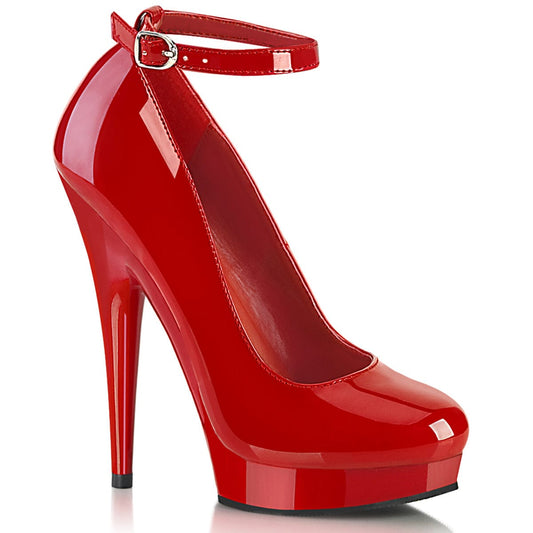 SULTRY-686 Red Patent/Red PREORDER Fabulicious US Size (Women's): 5