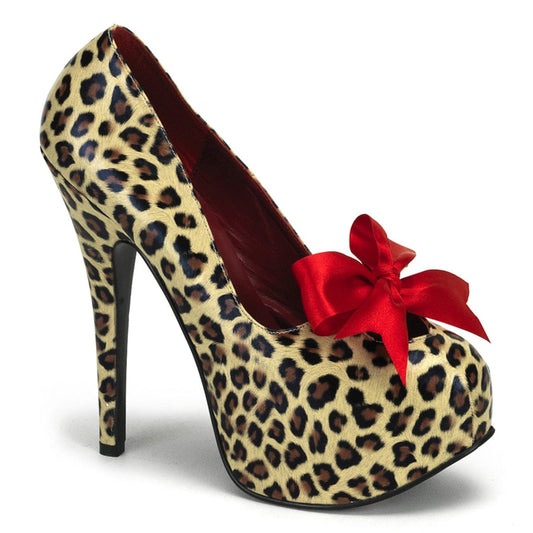 TEEZE-12 Cheetah Print Pu CURRENT Bordello US Size (Women's): 6