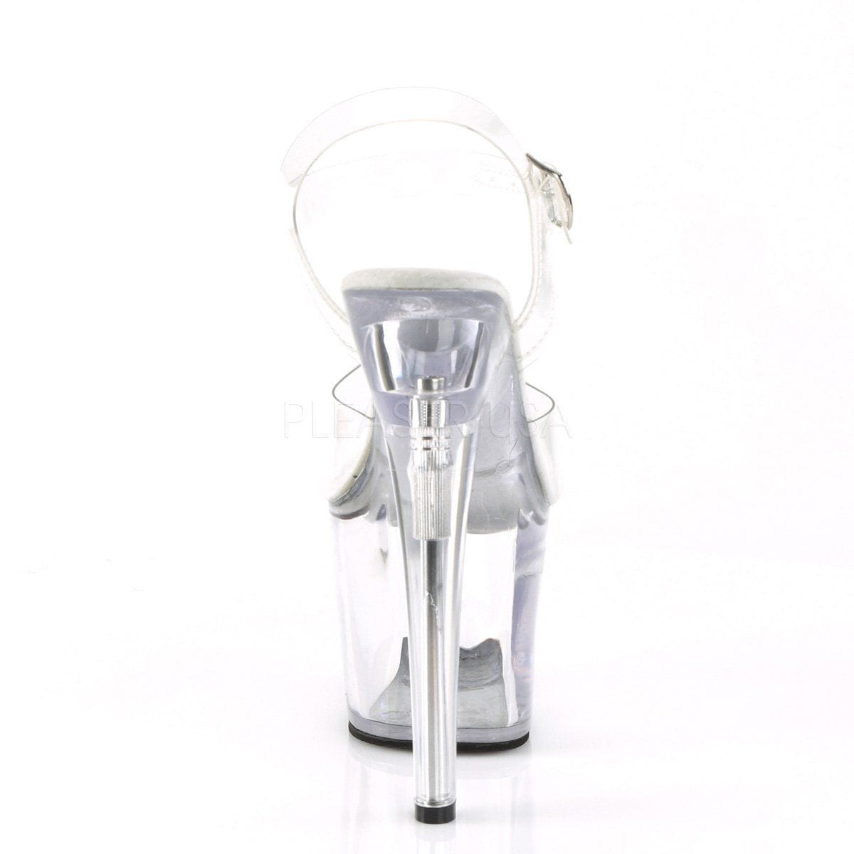 TREASURE-708RAD Clear/Clear Platform Sandal Pleaser US Size (Women's): 5