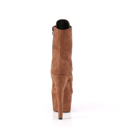 ADORE-1020FS Caramel Faux Suede/Caramel Faux Suede Pleaser US Size (Women's): 5