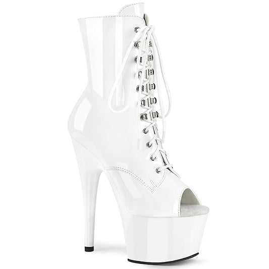 ADORE-1021 White Patent/White Pleaser US Size (Women's): 5