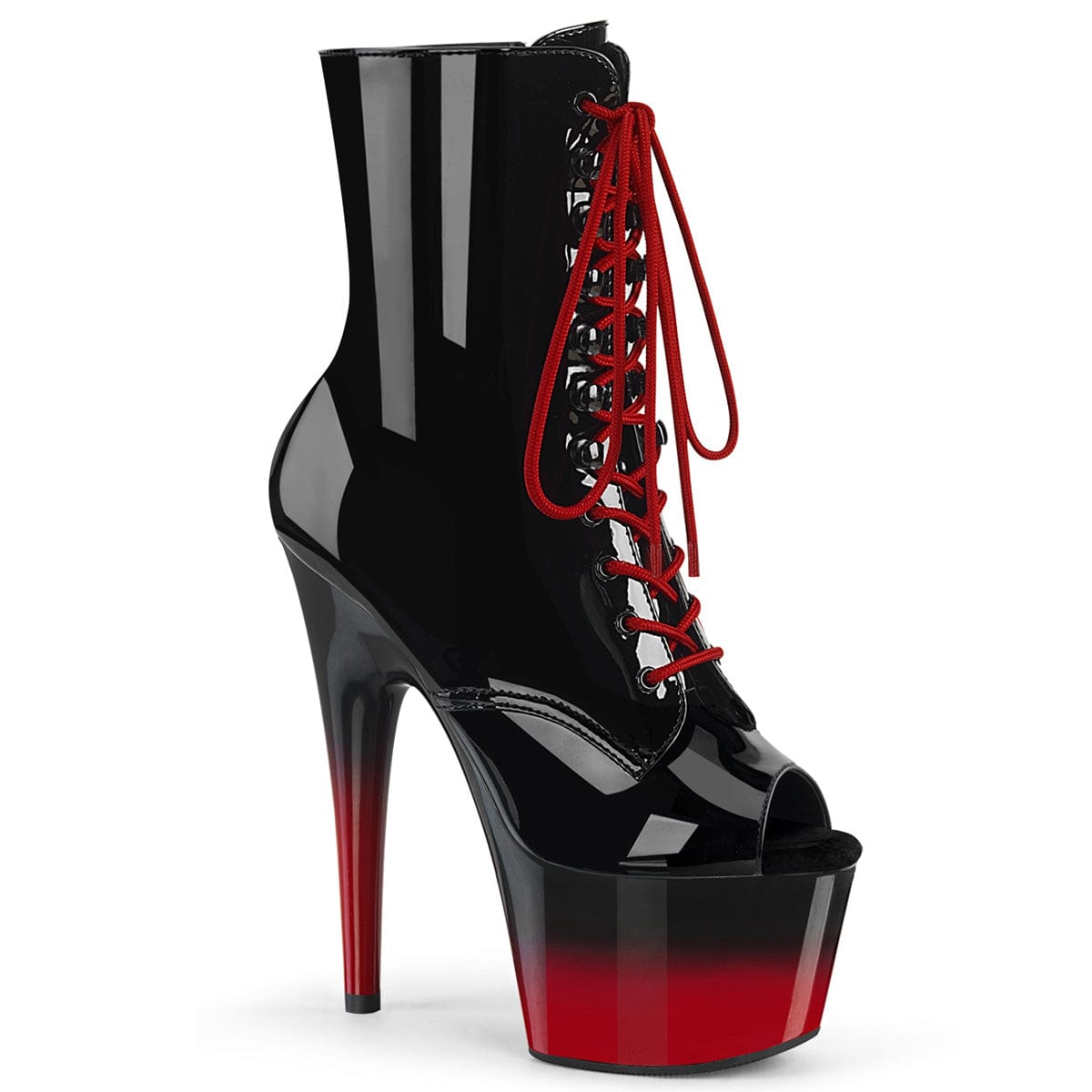 ADORE-1021BR-H Black Patent/Black-Red Pleaser US Size (Women's): 5