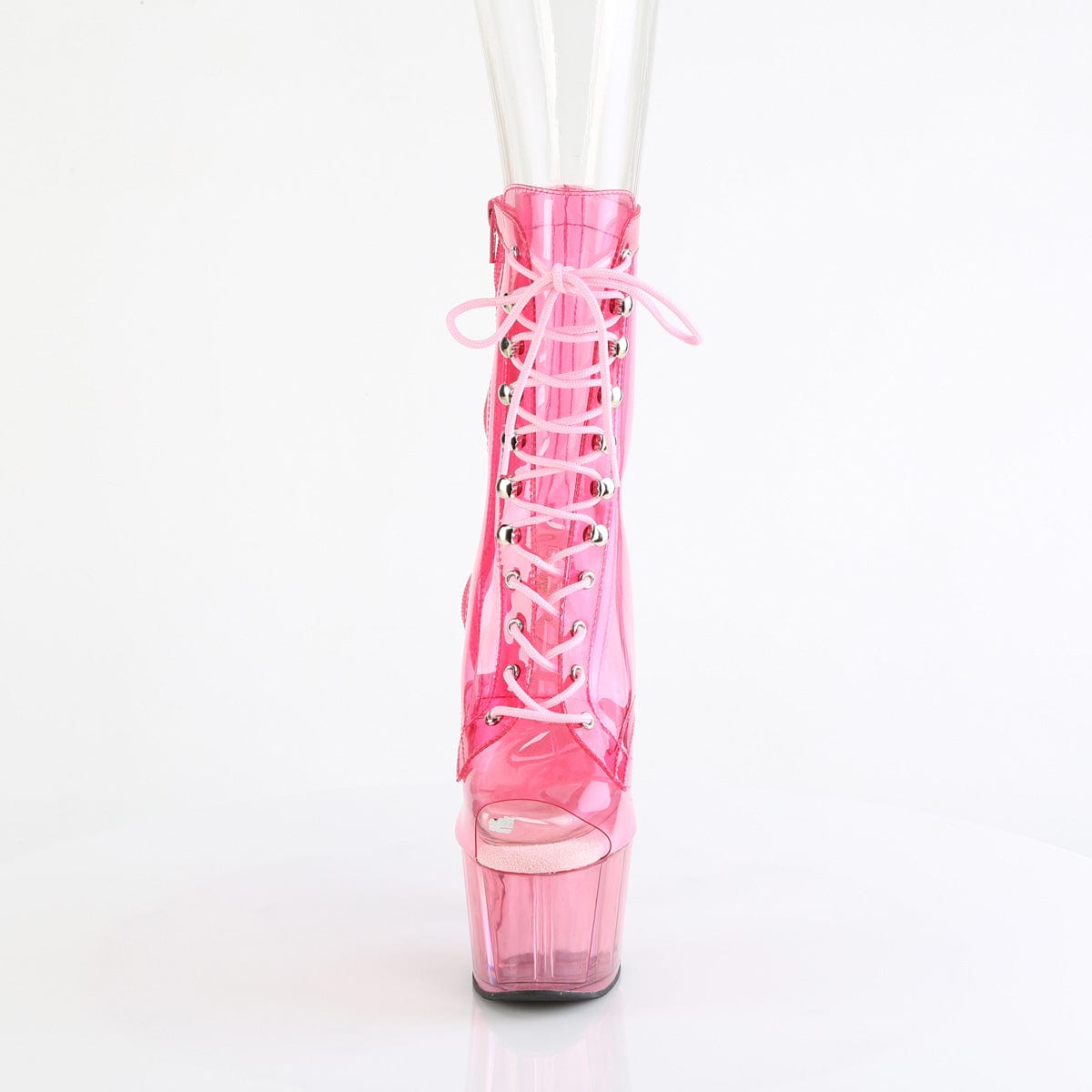 ADORE-1021C-T Baby Pink Translucent PVC/Baby G. Pink Tinted Pleaser US Size (Women's): 5