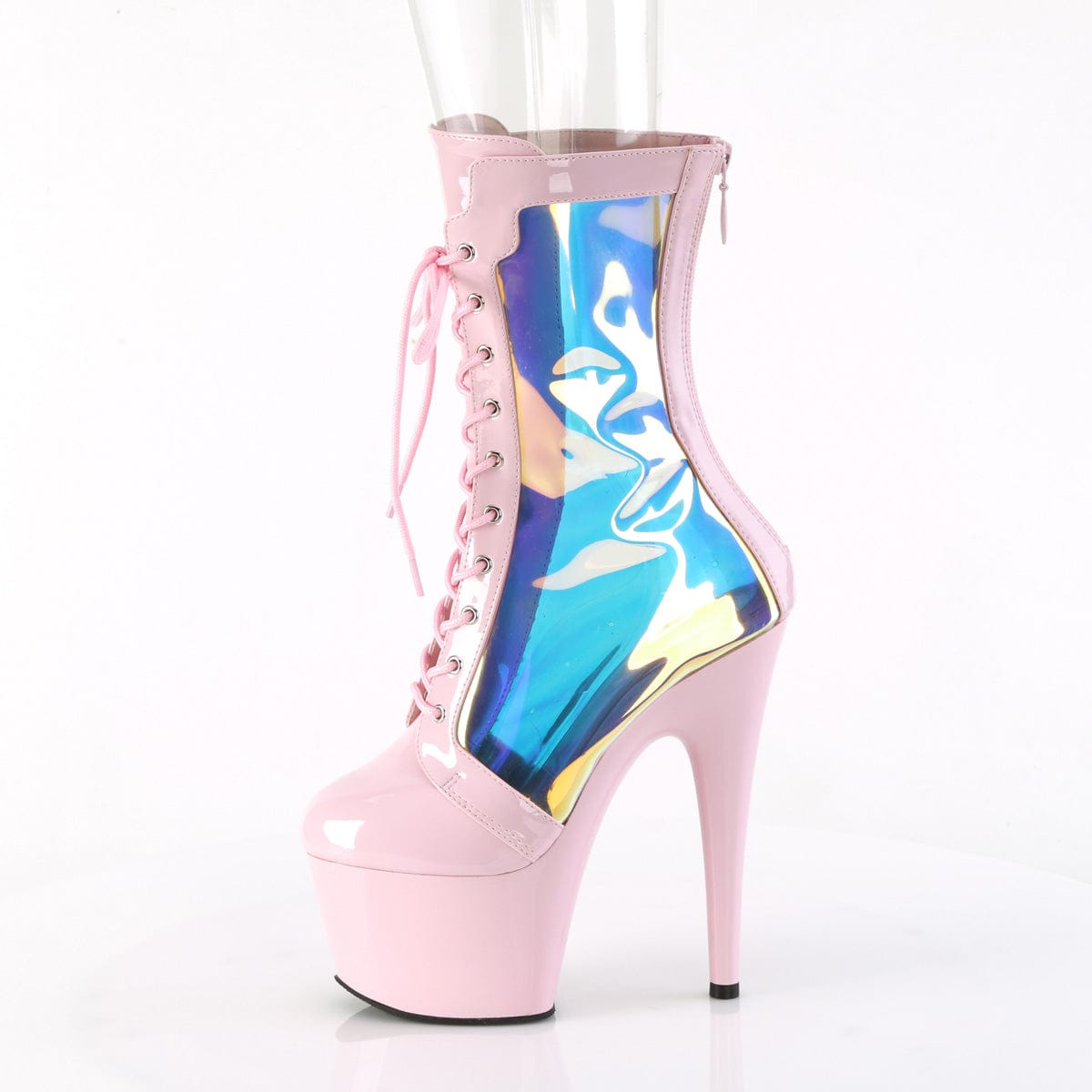 ADORE-1047 Baby Pink Patent - Hologram/Baby Pink Pleaser US Size (Women's): 5