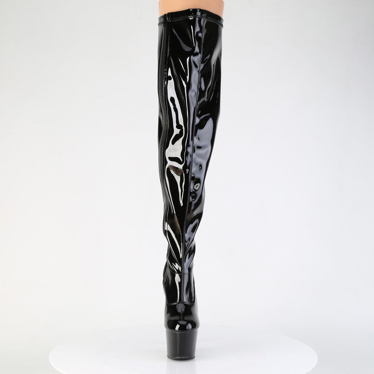 ADORE-3000WCF Black Stretch Patent/Black Pleaser US Size (Women's): 7