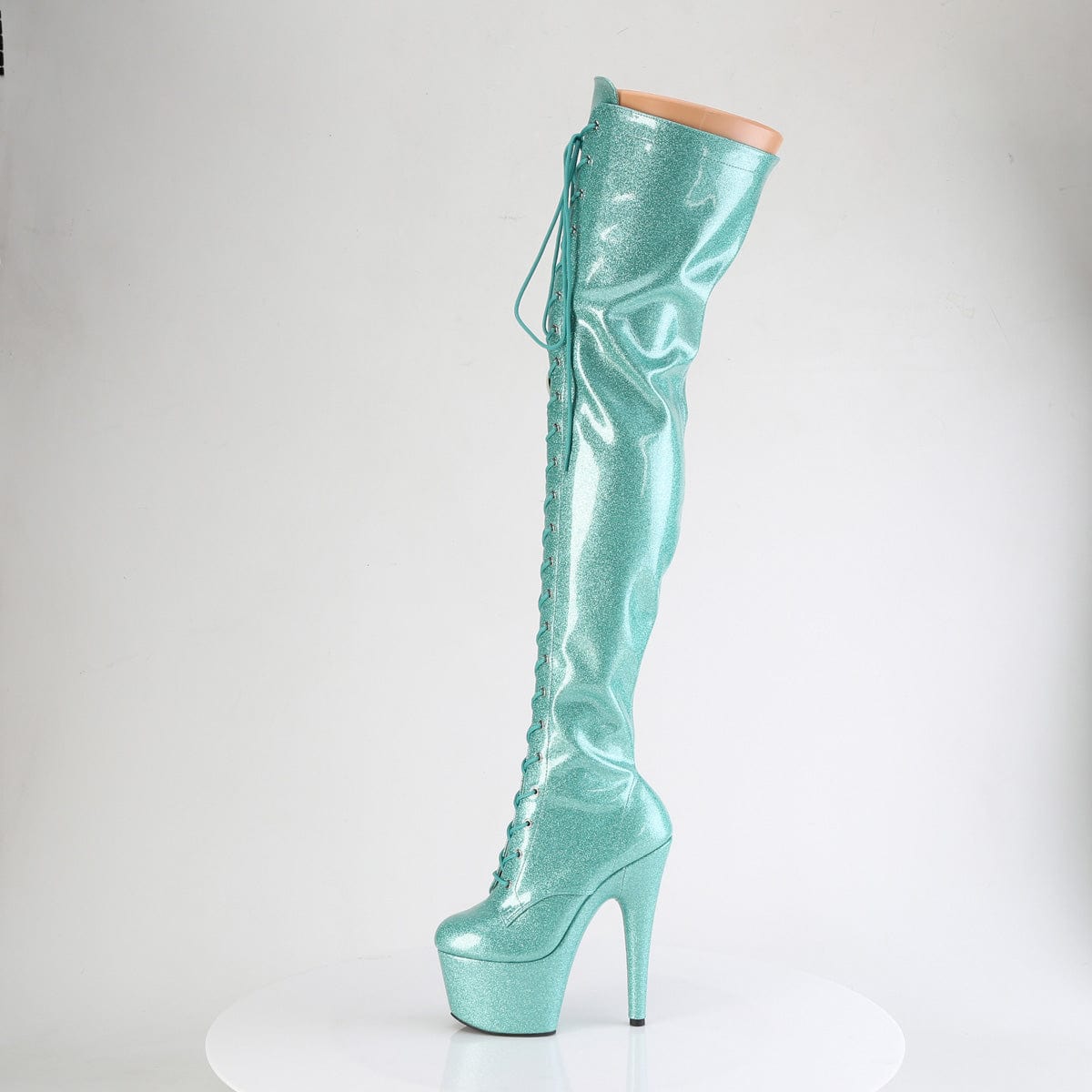 ADORE-3020GP Aqua Glitter Patent/M Pleaser US Size (Women's): 5