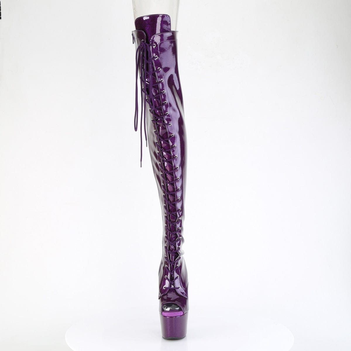 ADORE-3021GP Purple Glitter Patent/M Pleaser US Size (Women's): 5