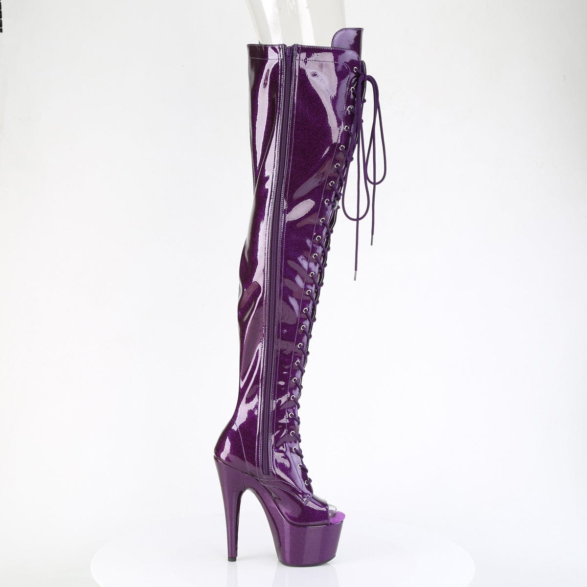 ADORE-3021GP Purple Glitter Patent/M Pleaser US Size (Women's): 5