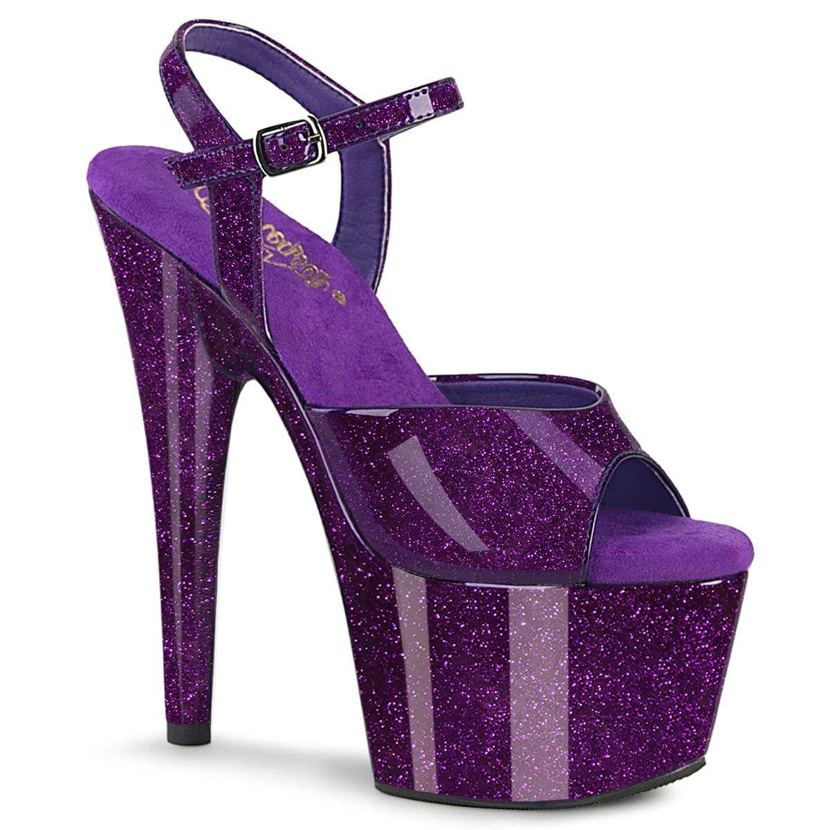 ADORE-709GP Purple Glitter Patent/M Pleaser US Size (Women's): 5