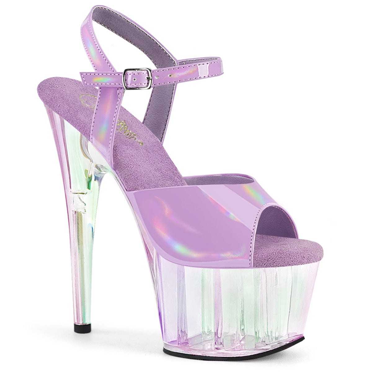 ADORE-709HT Lavender Hologram/ Hologram Tinted Pleaser US Size (Women's): 5