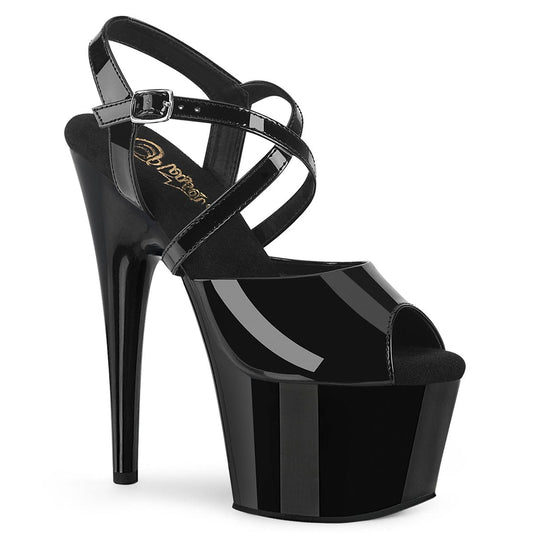 ADORE-724 Black Patent/Black Pleaser US Size (Women's): 5