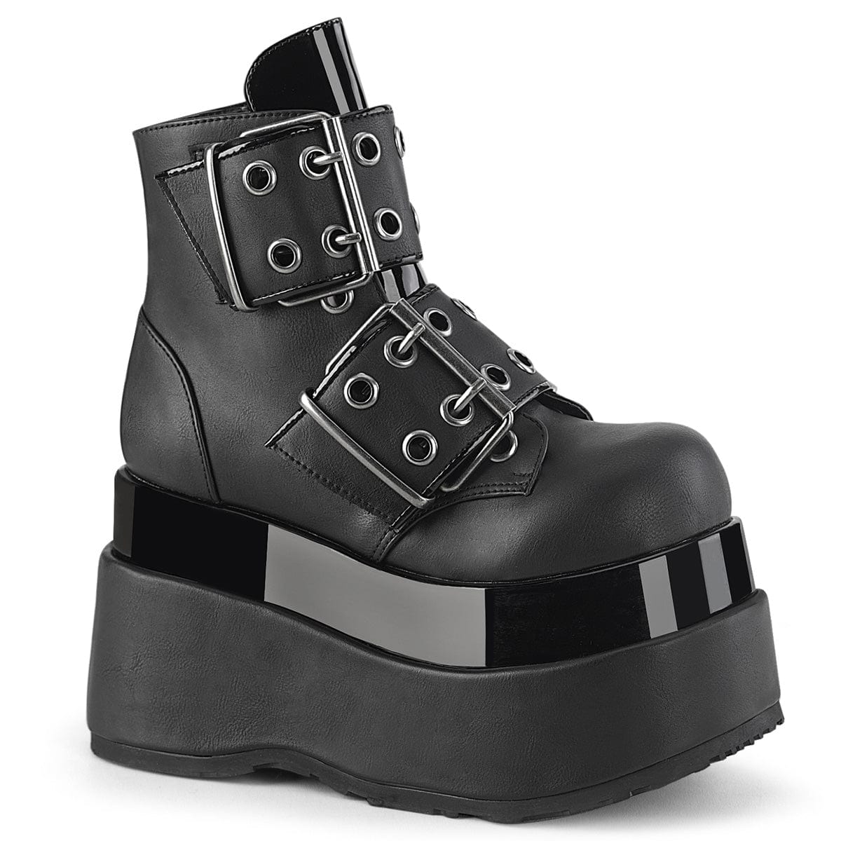 BEAR-104 Black Vegan Leather Demonia US Size (Women's): 6