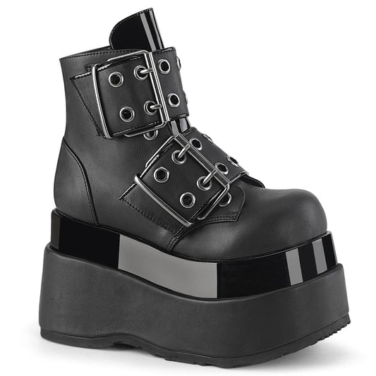 BEAR-104 Black Vegan Leather Demonia US Size (Women's): 6