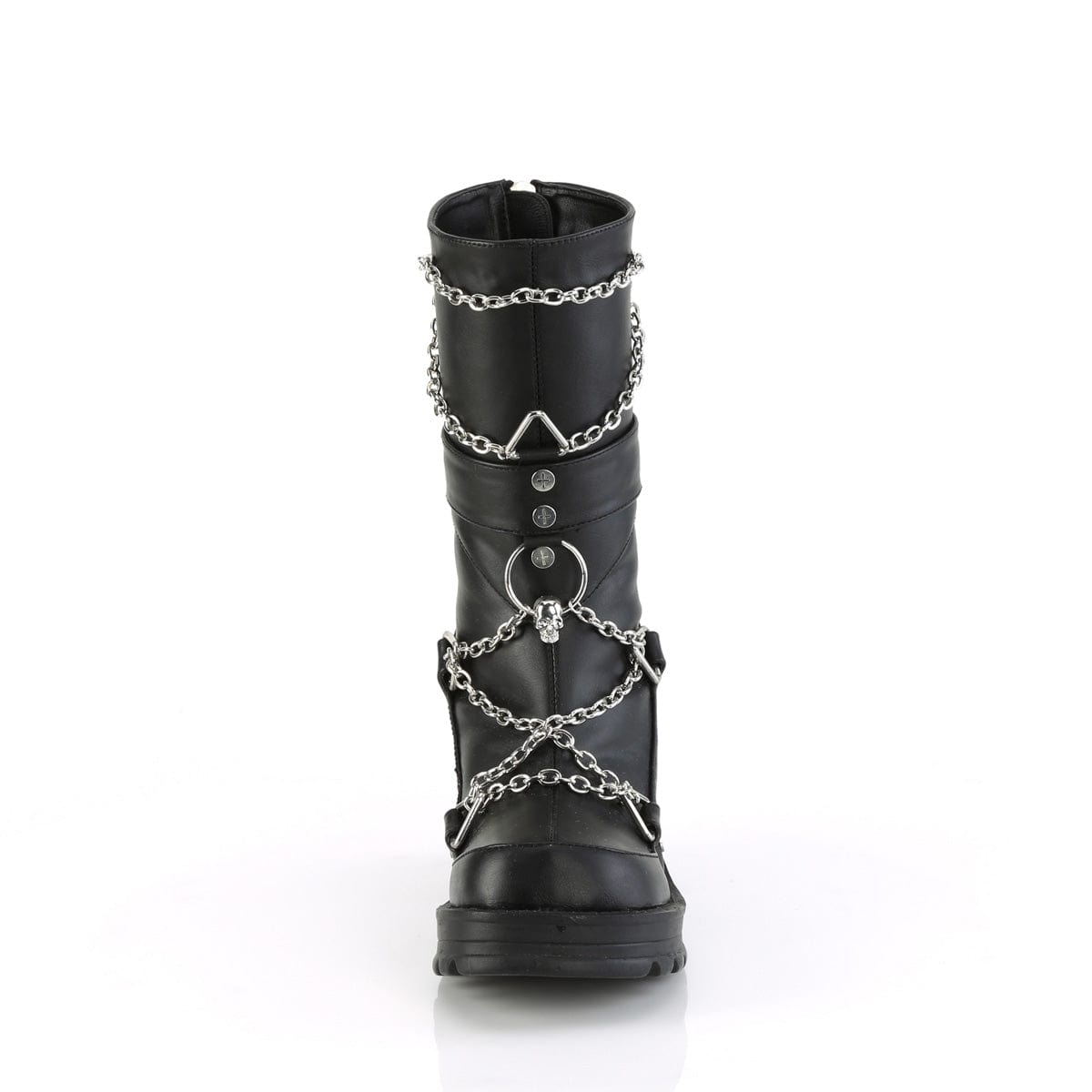 BRATTY-120 Black Vegan Leather Demonia US Size (Women's): 6