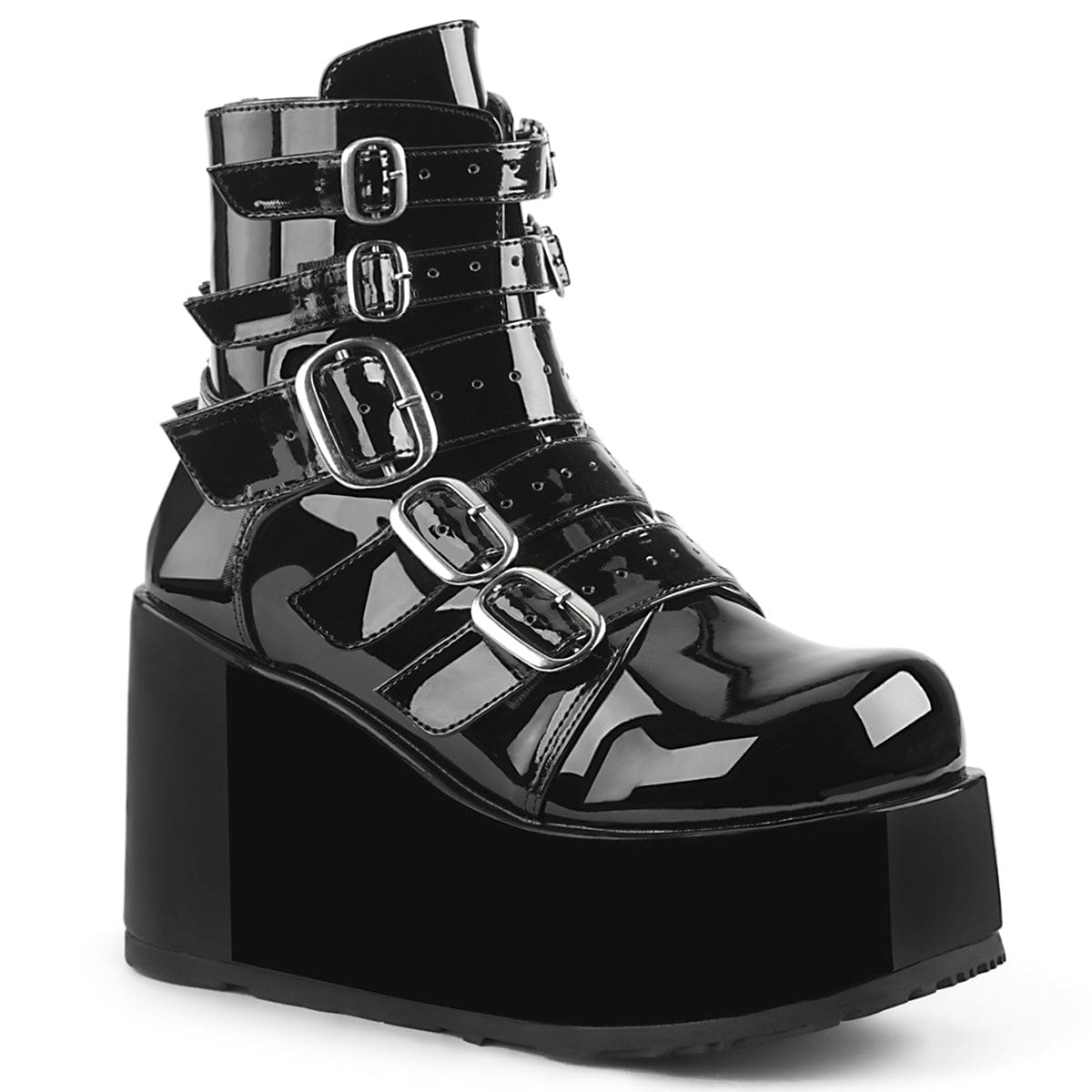 Demonia patent clearance boots